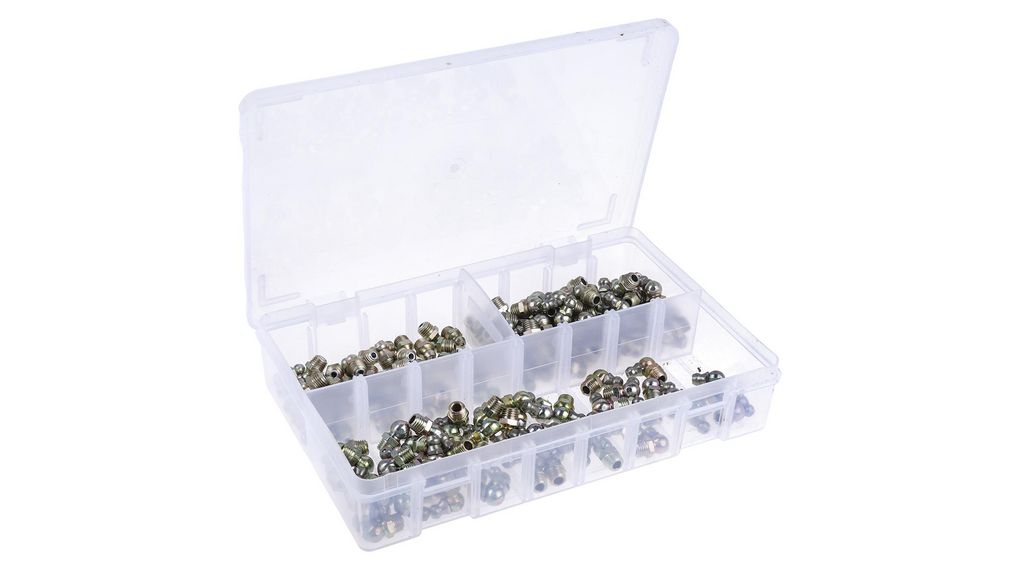 Nippelset voor vetpistool, H1 / H2 / H3, 150st